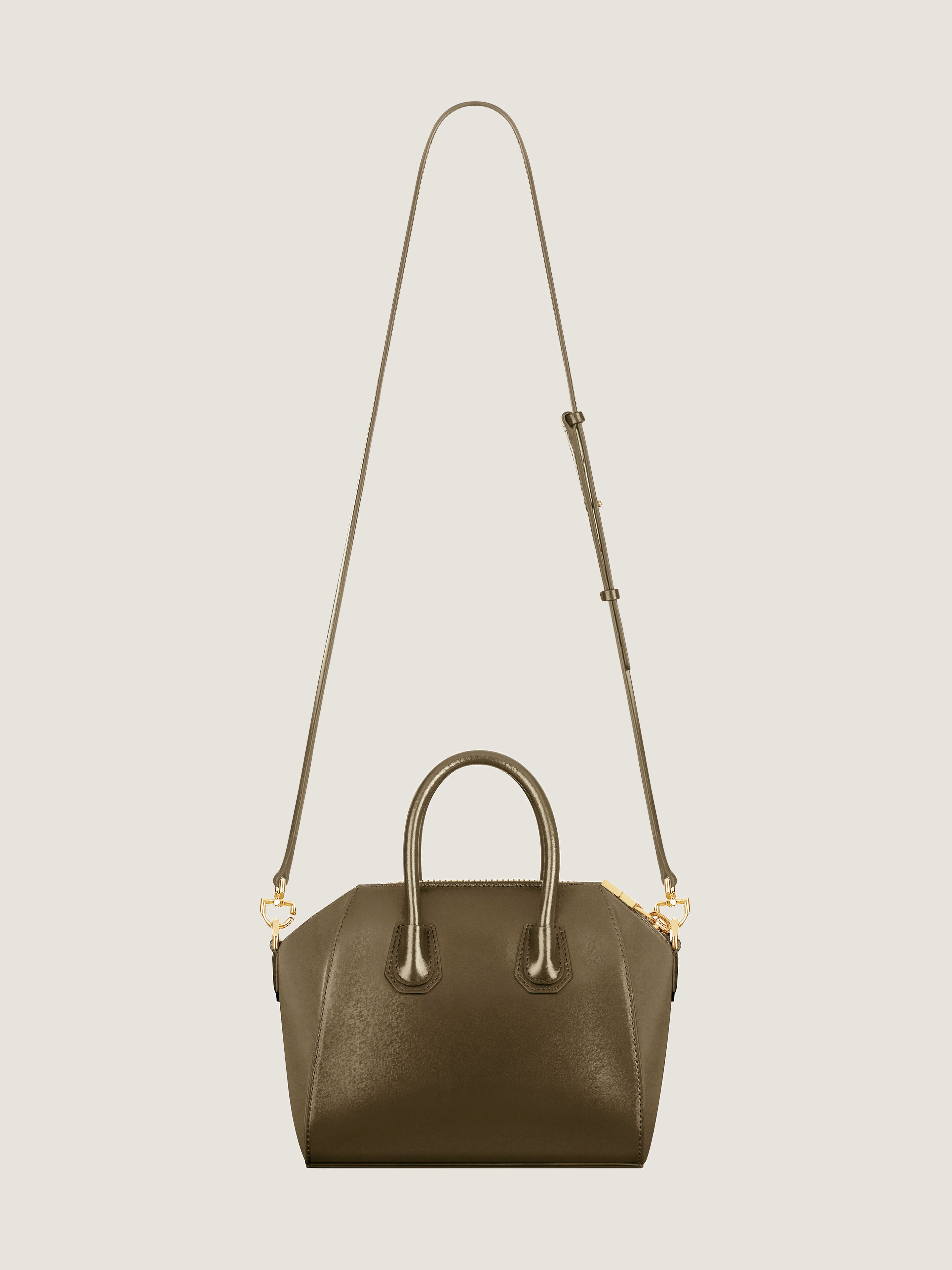 Mini Antigona bag in Box leather